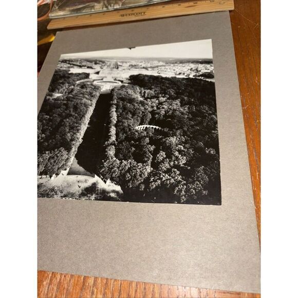 Vintage Versailles Palace Mounted French Architecture Reconnaissance Air Photo - Picture 3 of 5